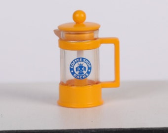 1:12 Scale coffee press maker Dollhouse Miniature Tea Hot water kitchen dollshouse miniature rement