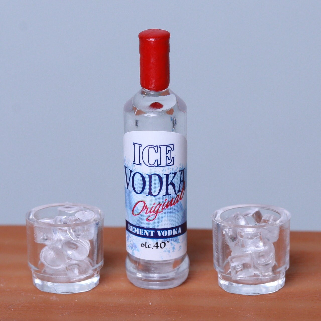1:12 Scale Vodka Rum Bottles Dollhouse Miniature Alcohol Drink - Etsy Israel