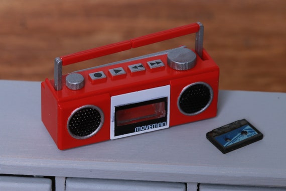 Miniature Tape Cassette Player Radio Music Rement 