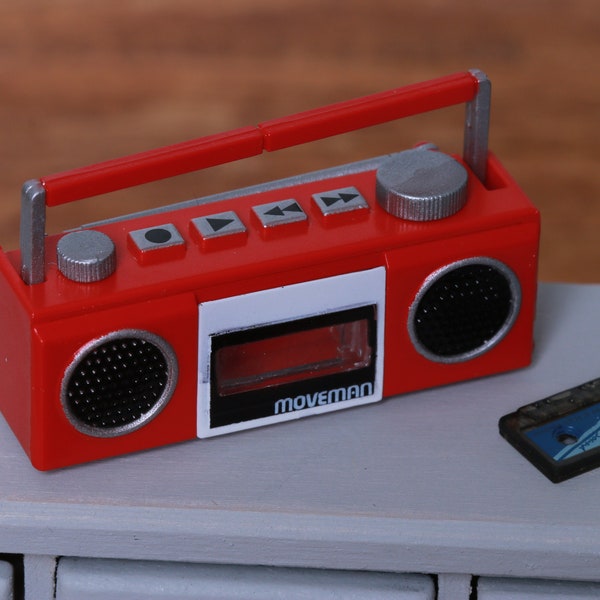 Miniature Tape Cassette Player Radio Music rement