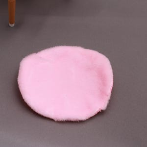 Tappeto per casa delle bambole moderna in scala 1:12, tappeto per soggiorno, a righe blu, rosso, giallo, nero, marrone 1/12