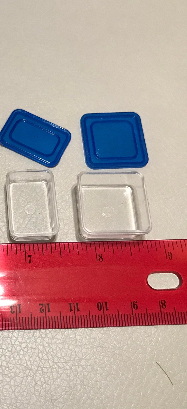 Mini Ruler Container 1:12 Scale Dollhouse Lunch Containers Miniature Container Reusable ...