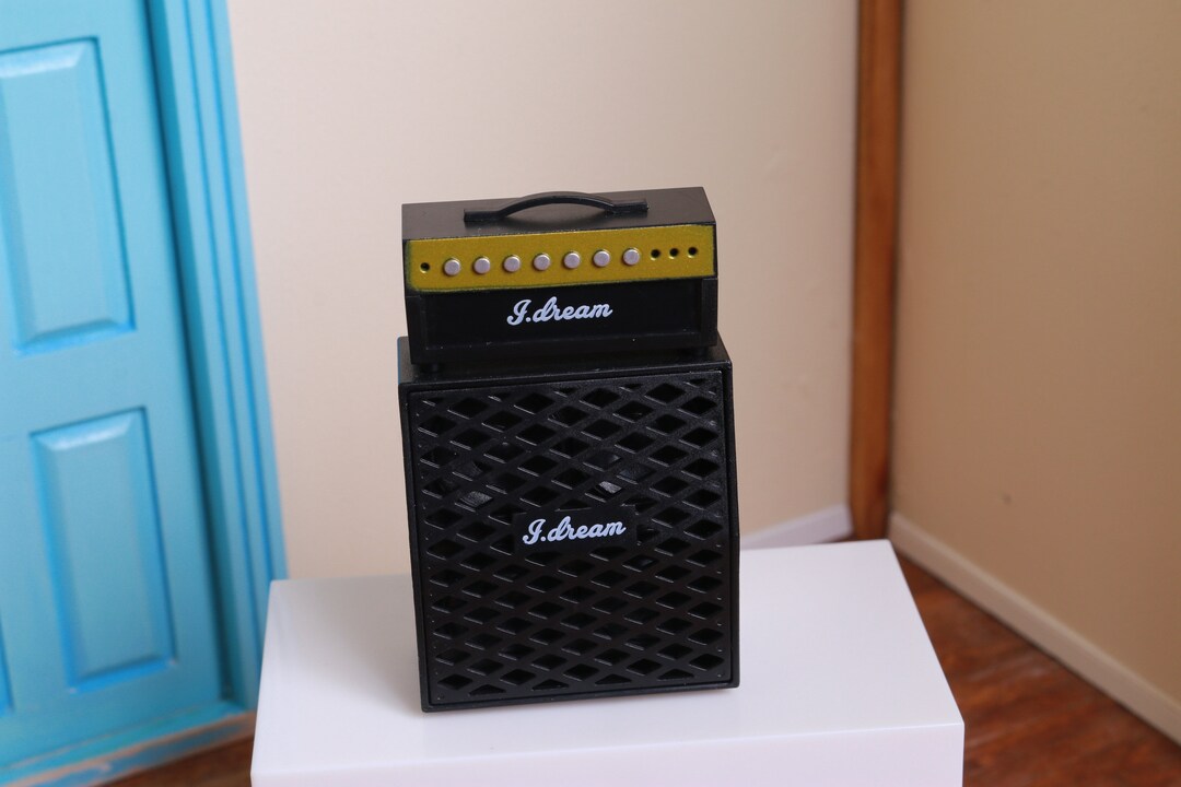 1:12 Scale Speaker Set Dollhouse Miniature Radio Television Rement ...