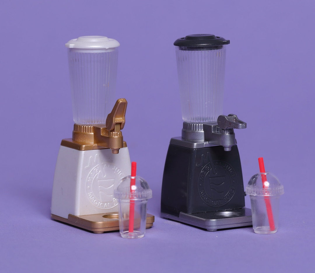 Dollhouse Juice Dispenser Blender Drink Bar Restaurant Cafe 112 1/6