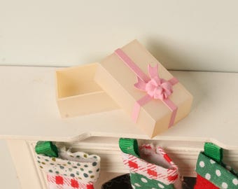 1:12 Scale Christmas Gift Box Dollhouse Miniature Plastic