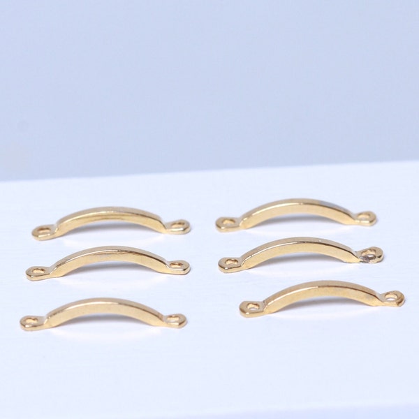 1:12 scale 1/6 scale gold dollhouse drawer handle pull miniatures metal antique style