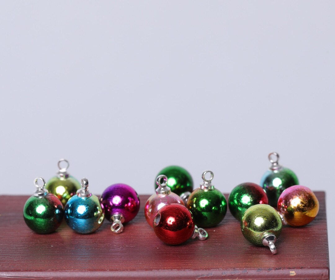 Dollhouse Miniature Christmas Ornament Bauble 112 1/6 Scale Etsy