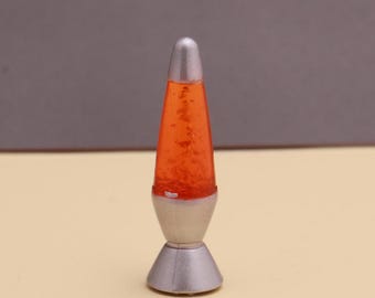 1:12 Scale Miniature Retro Table Style Lamp lava  Office Desk School