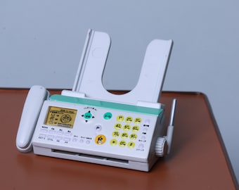 Impresora en miniatura para casa de muñecas a escala 1:6, máquina de fax, suministros de oficina, miniaturas Rement, escala 1/6, escala 1:12