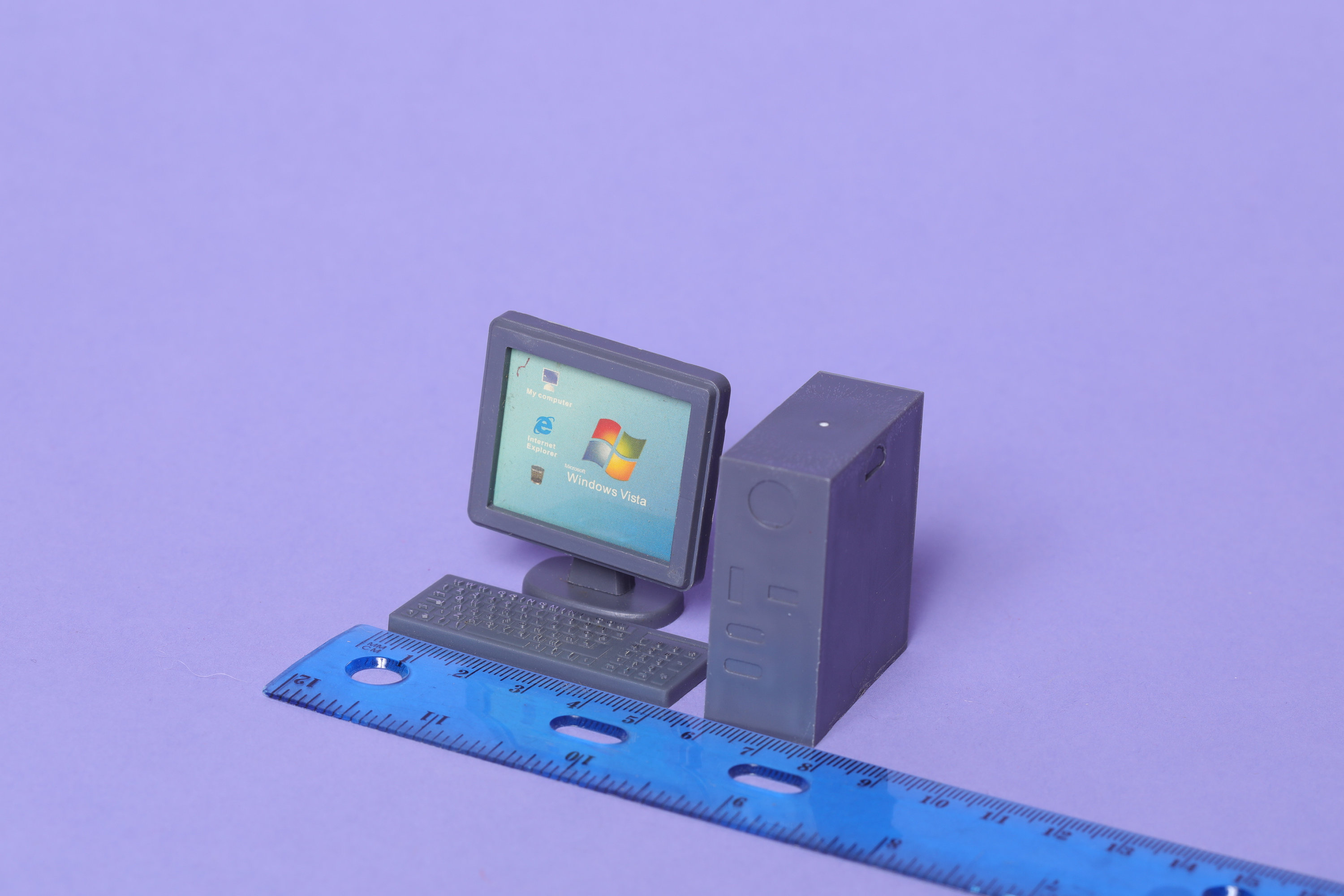 112 Scale PC Computer Personal Computer Dollshouse Miniature Etsy UK