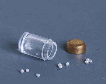 Frasco de pastillas de primeros auxilios a escala 1:6 y escala 1/12 para médicos.