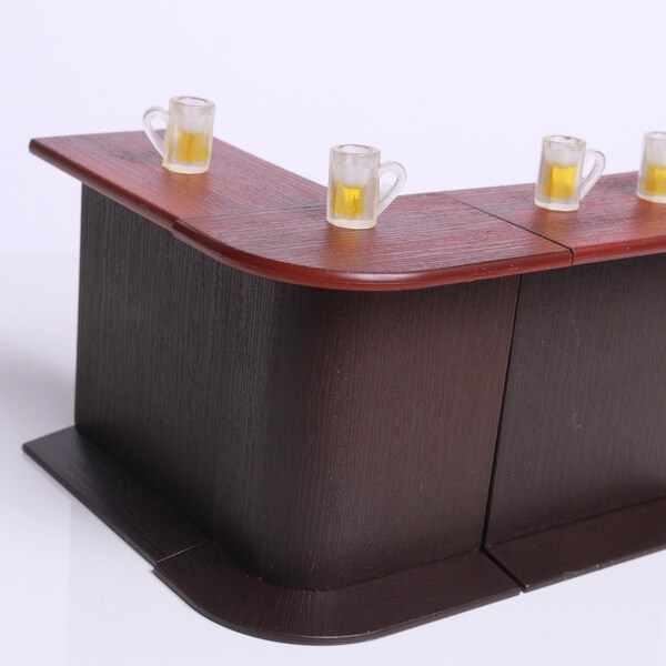 1:12 Scale Dollhouse Bar Counter Restaurant Alcohol 1/12 Dollshouse  Miniatures