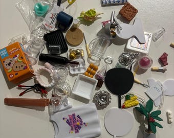 CLEARANCE Miniature Dollhouse  lot random