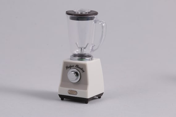 Odoria Miniature Blender 1/12 - Accessoire Mixeur Métal Pour Maison De Poupée