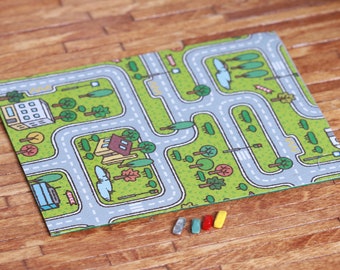 1:12 Scale Dollhouse Car Rug Mat Playroom Miniatures