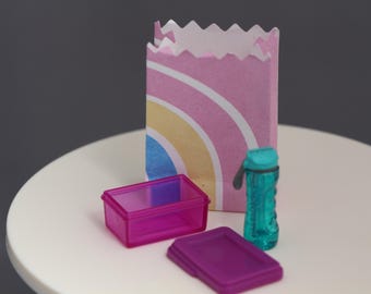 Dollhouse Miniature 1:12 Scale Kitchen Accessories resusable lunch container