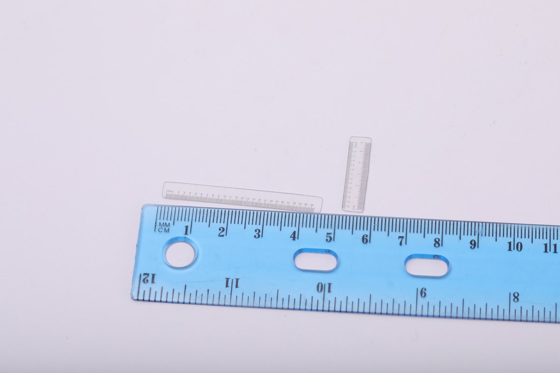 1:12 Scale Dollhouse Miniature Rulers Ruler Stationery - Etsy