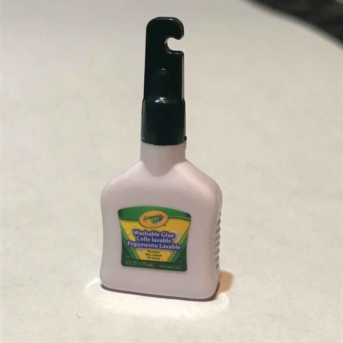 16 scale craft glue container dollhouse miniature dollshouse Etsy