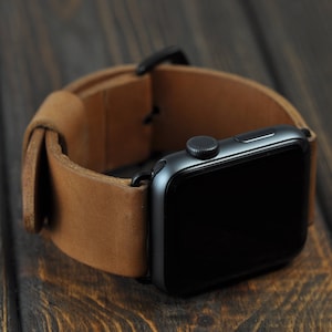 Apple Watch Band Serie 1 2 3 4 5, Iwatch-Band, Apple Watch Armband, Apple Watch Band 40mm 42mm 44mm 38mm TAN - Personalisierung