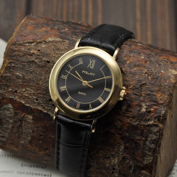 NOS!!!  Vintage Soviet New Men's Wristwatch "FLIGHT" Poljot. Quartz Watches