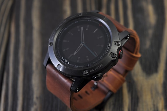 Leather Mens Handmade watch strap for 