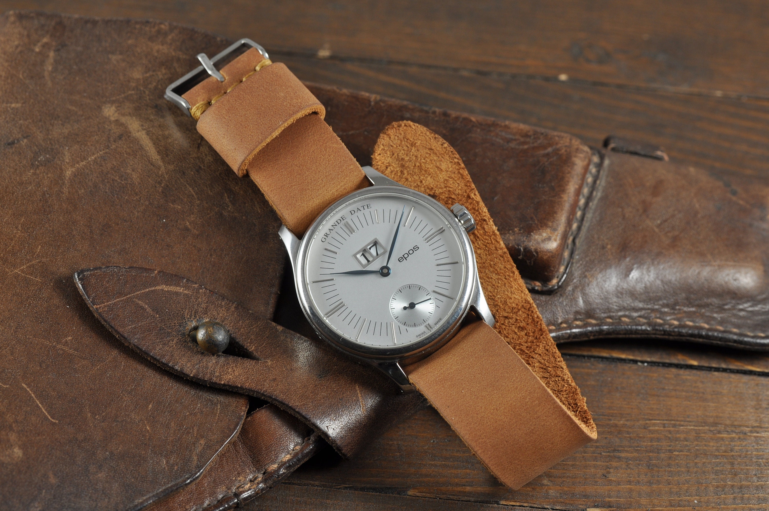Leather Watch Strap Tan Handmade Women and Mens Watch Band Etsy Australia