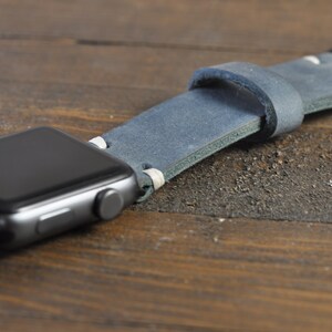 Apple Watch Band 44mm 40mm 42mm 38mm iwatch band, apple watch strap, apple watch band Series 1 2 3 4 5 Blu Band Personalization image 7