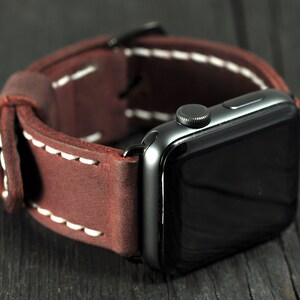 Leather Apple Watch Band Series 1 2 3 4 5 Strap for 44mm, 40mm, 38mm, 42mm  / iWatch Apple Watch Strap Bracelet Series 1 2 3 4 5 Handmade