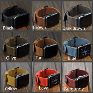 Apple Watch Band 44mm 40mm 42mm 38mm iwatch band, apple watch strap, apple watch band Series 1 2 3 4 5 Blu Band Personalization image 8