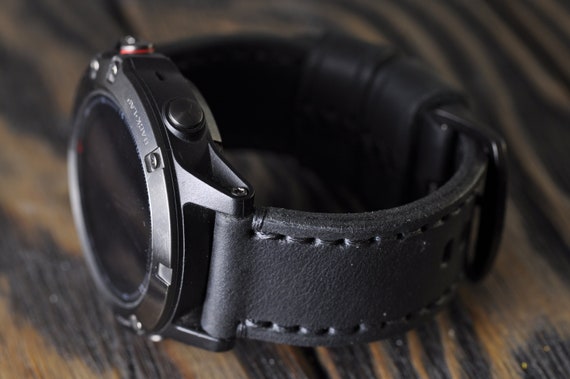 Garmin fenix 5x leather strap sale