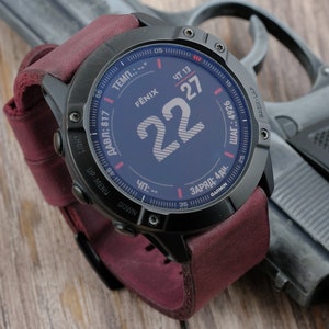 Garmin Uhrenarmband, Armband für Garmin Fenix 6X, 6S,6/5X,5X,5,5s/3HR/Garmin Forerunner, Vivoactive 3,4, Garmin D2, Quatix 3/5, Uhrenarmband