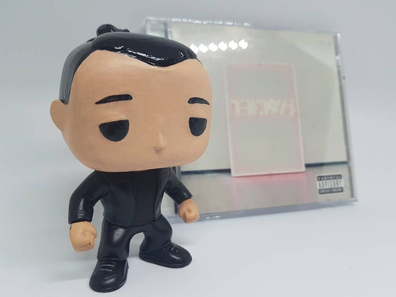 funko pop with leather jacket