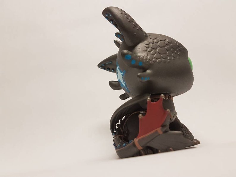 Custom Toothless Alpha Funko Pop V2 Glow paint | Etsy