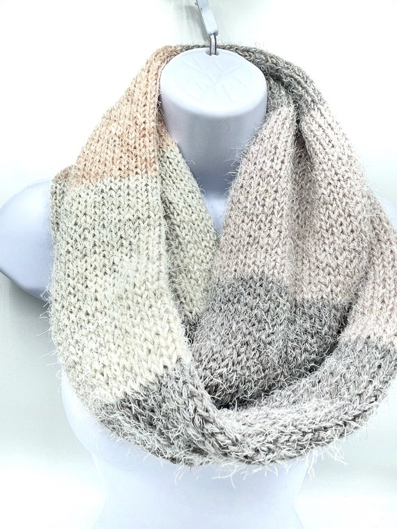 Infinity Scarf and Hat Set Circular Scarf Knit Infinity Etsy