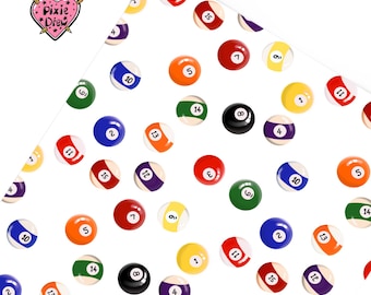 Pool balls wrapping paper, boxer Gift wrap for those who love the game of pool
