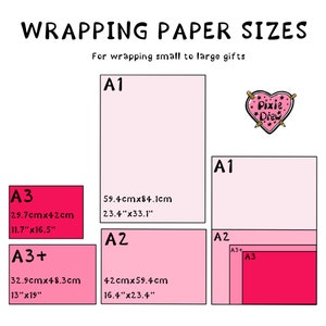 Unicorn Gift Wrap – Hand Drawn Unicorn Wrapping Paper – Cute Novelty Print Gift Wrap for Birthdays & Magical Gifts bild 10