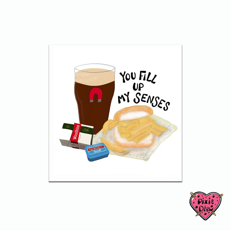 Sheffield united card, you fill up my senses song, blades card, blades football fan card, valentines, anniversary, birthday image 2