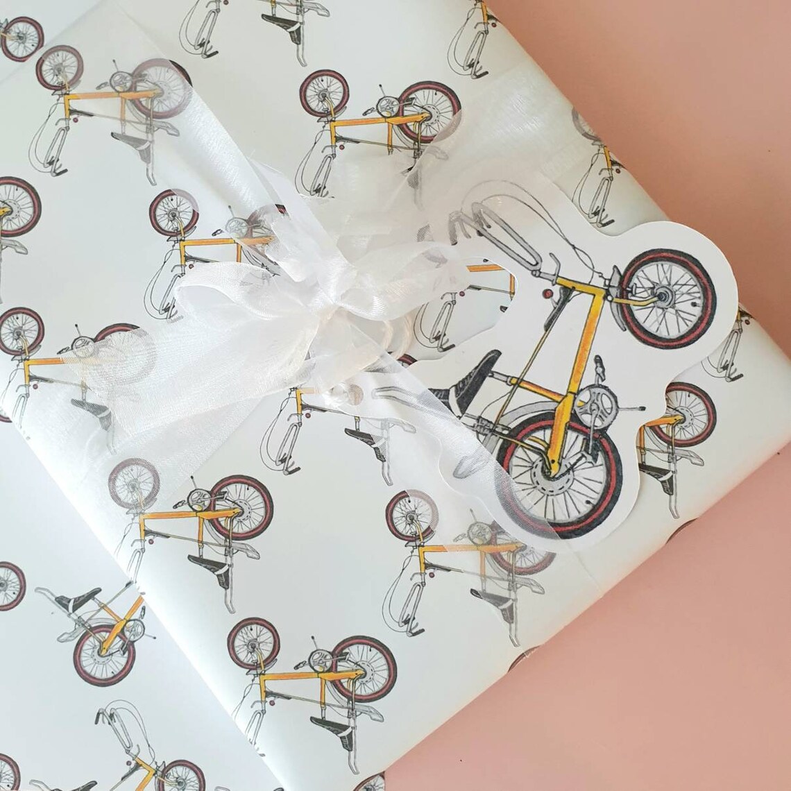 Chopper Bike Wrapping Paper Gift Wrap Gift Wrap for Him Etsy UK