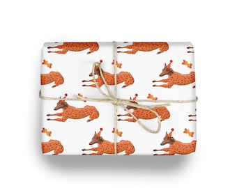 Greyhound wrapping paper, greyhound birthday gift wrap, dog gift wrap, pampered dog wrapping paper, lurcher gift wrap