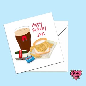 Sheffield united card, you fill up my senses song, blades card, blades football fan card, valentines, anniversary, birthday birthday name