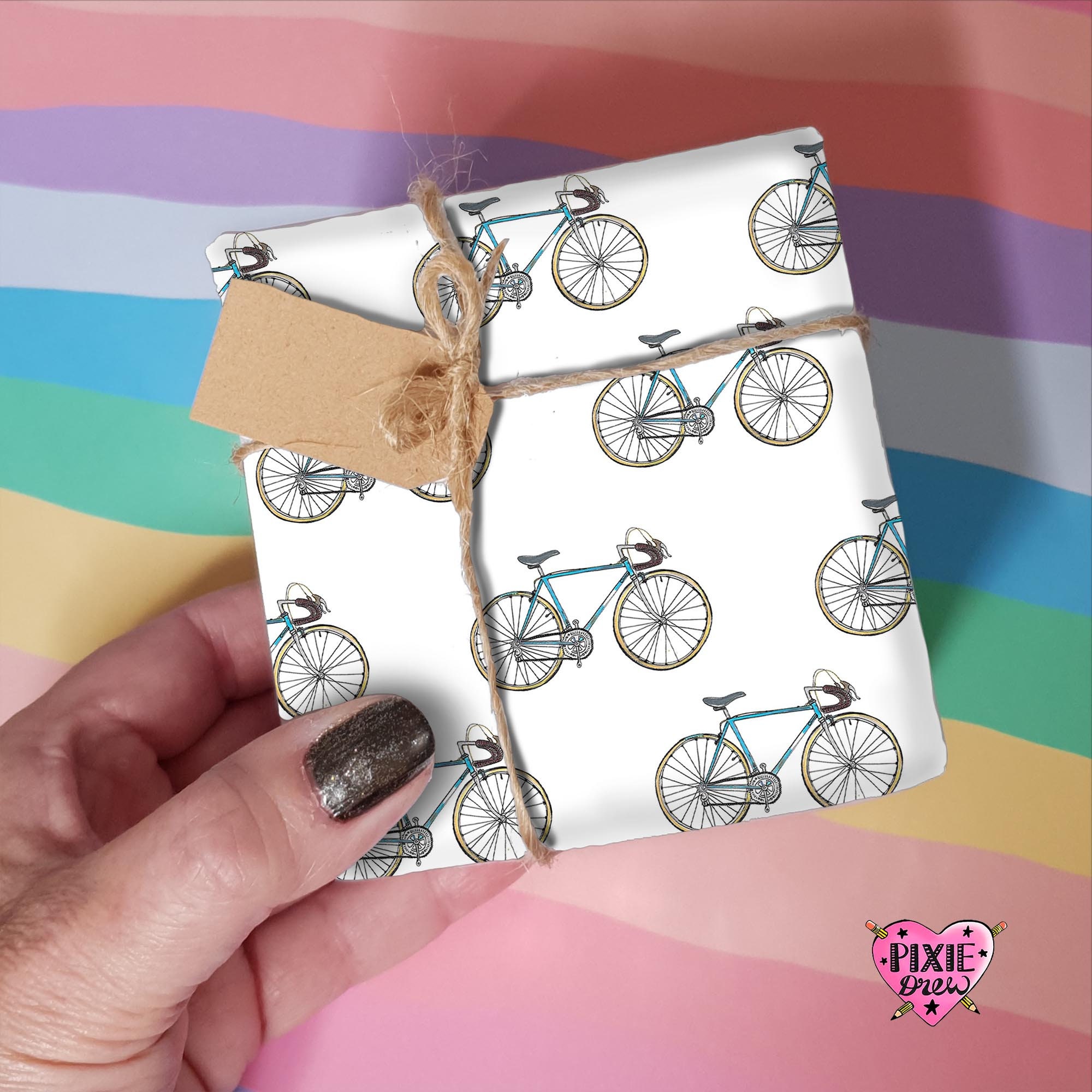 bike wrapping bag birthday