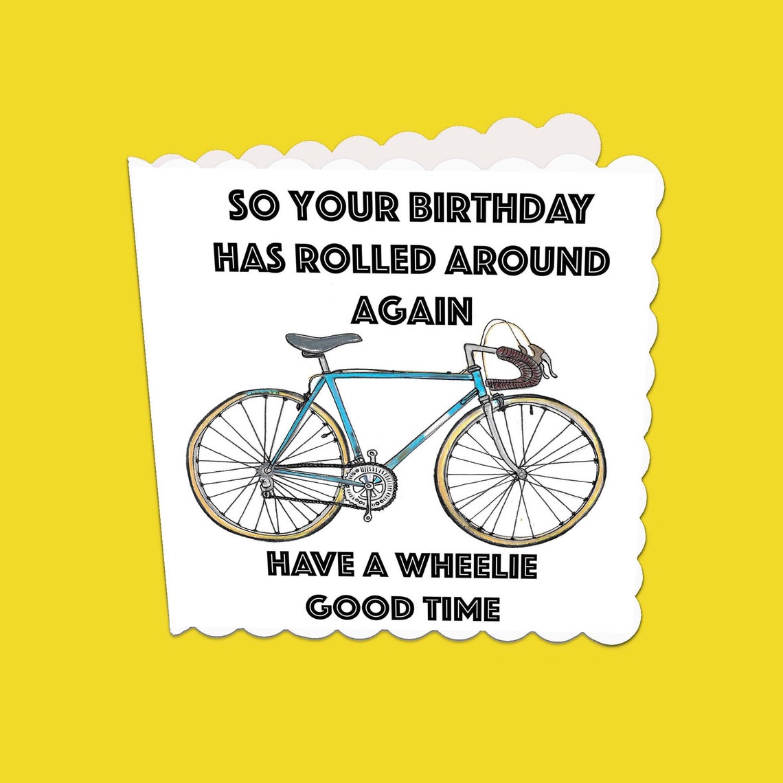 Rennrad Geburtstagskarte Fahrrad Geburtstagskarte Rennrad Etsy.de