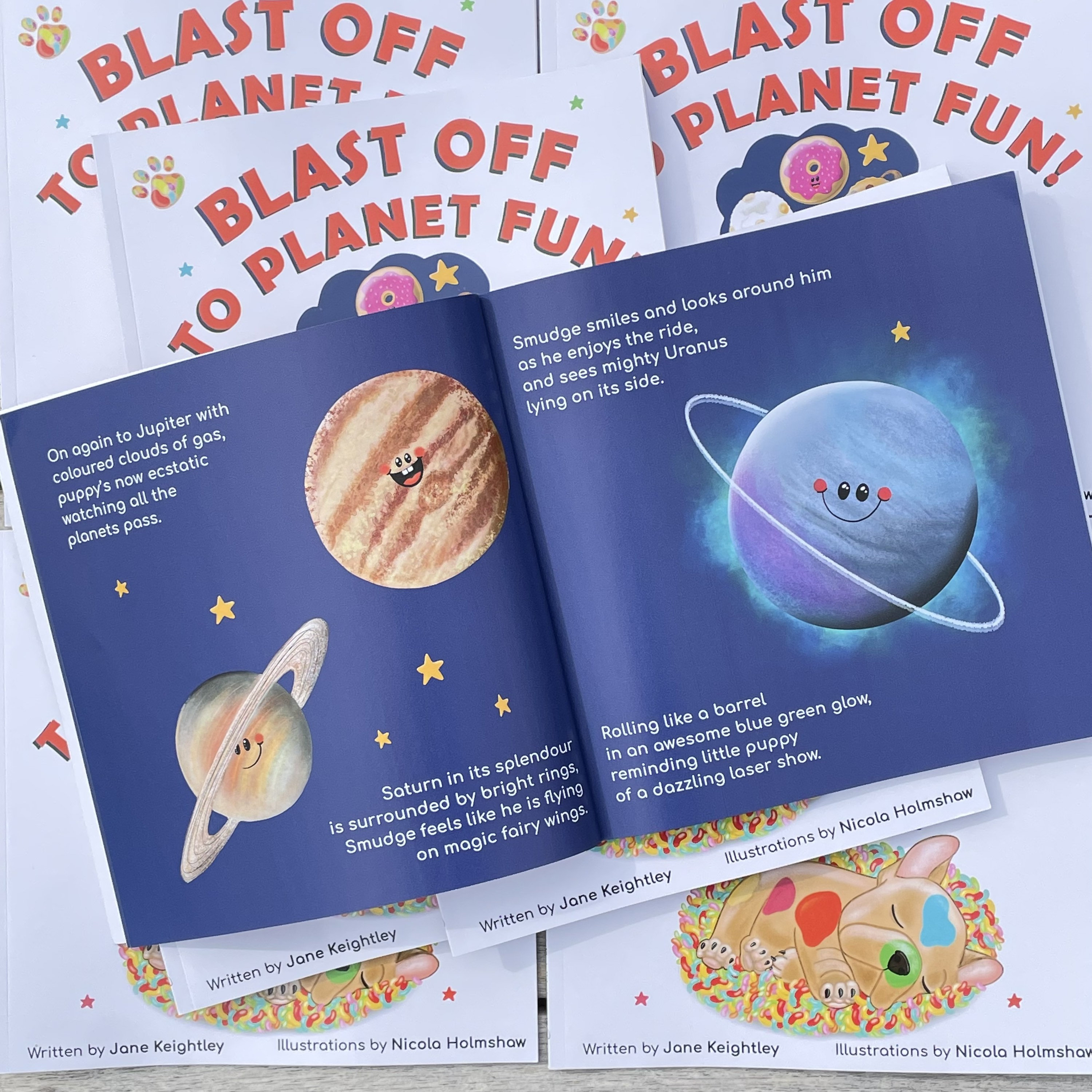 Children's Book for 3-7 Year Olds, Learn About the Planets in a Fun Way  With This Colourful Rhyming Story Book, Planet Book -  Sweden