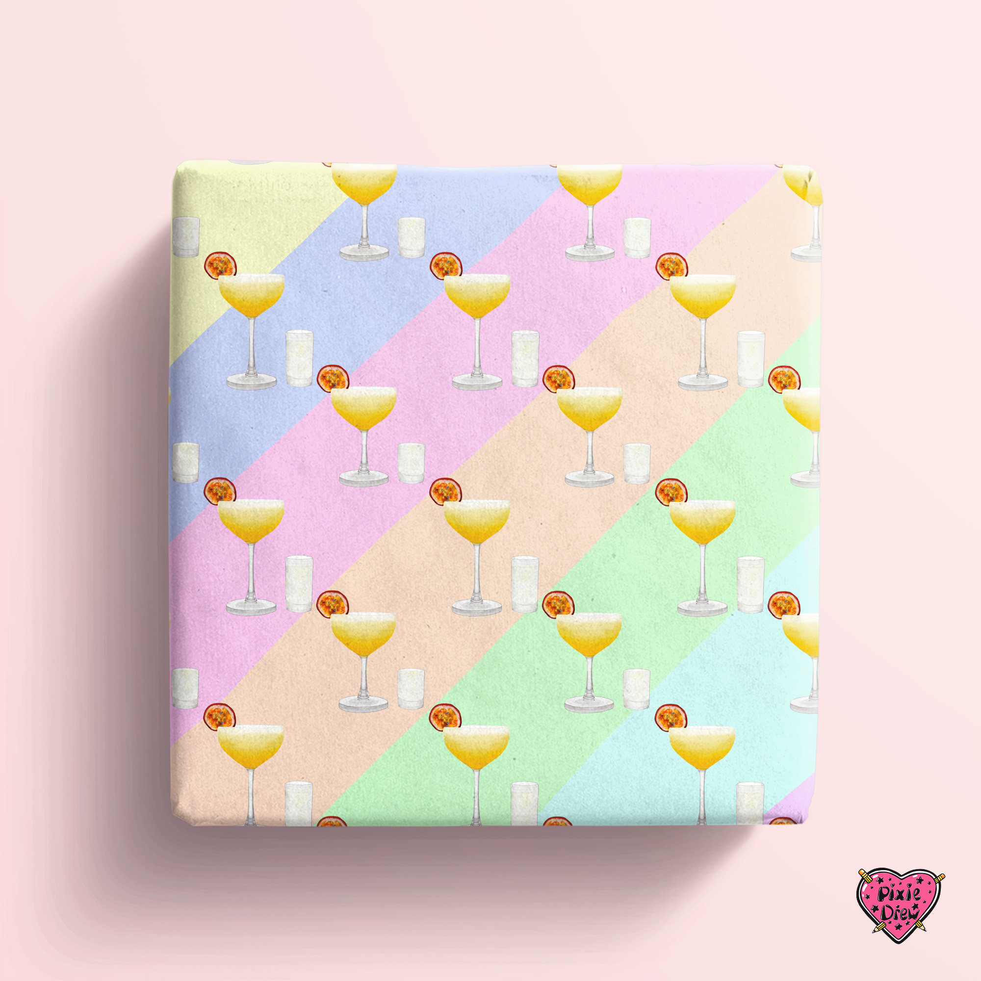 Porn Star Martini Wrapping Paper Adult Gift Wrap Novelty - Etsy Israel