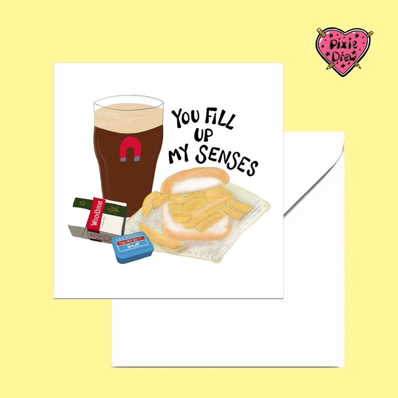 Sheffield united card, you fill up my senses song, blades card, blades football fan card, valentines, anniversary, birthday image 8
