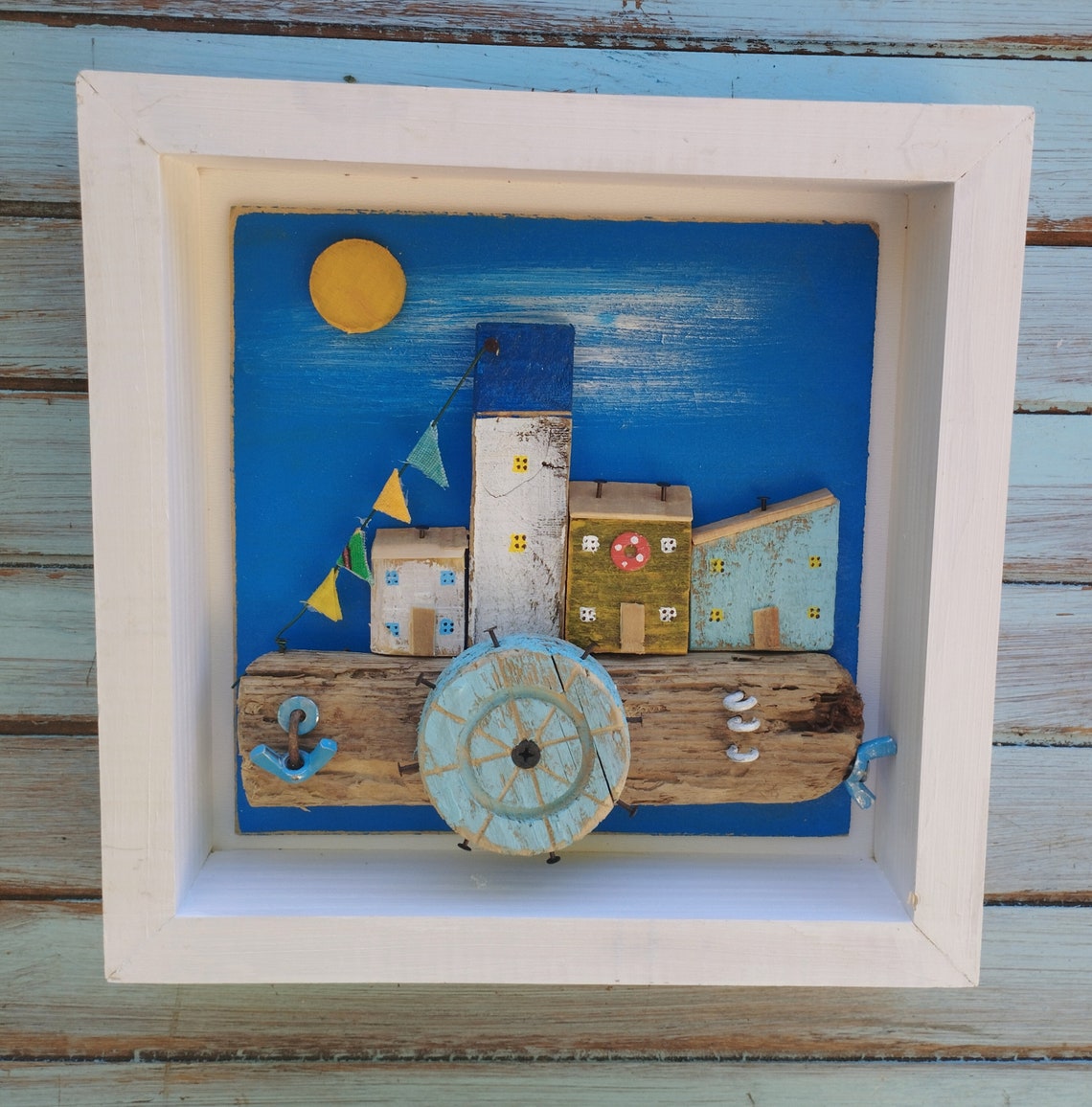 Driftwood Art Driftwood Homes Picture Wall Art Driftwood Etsy