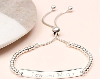 Luxury Engraved Gifts UK Mens Merry Christmas Grandad Identity Id Bracelet Personalised With Up To 30 Letters Ideal Gift BR91 Luxury Engraved Gifts UK Mens Merry Christmas Grandad Identity Id Bracelet Personalised With Up To 30 Letters Ideal Gift BR91