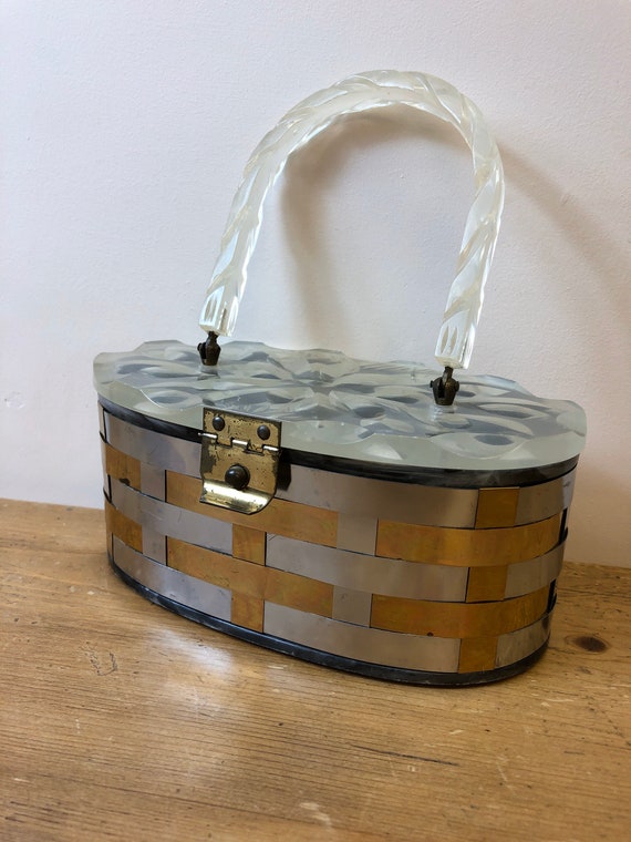 1950’s Vintage Lucite Handbag