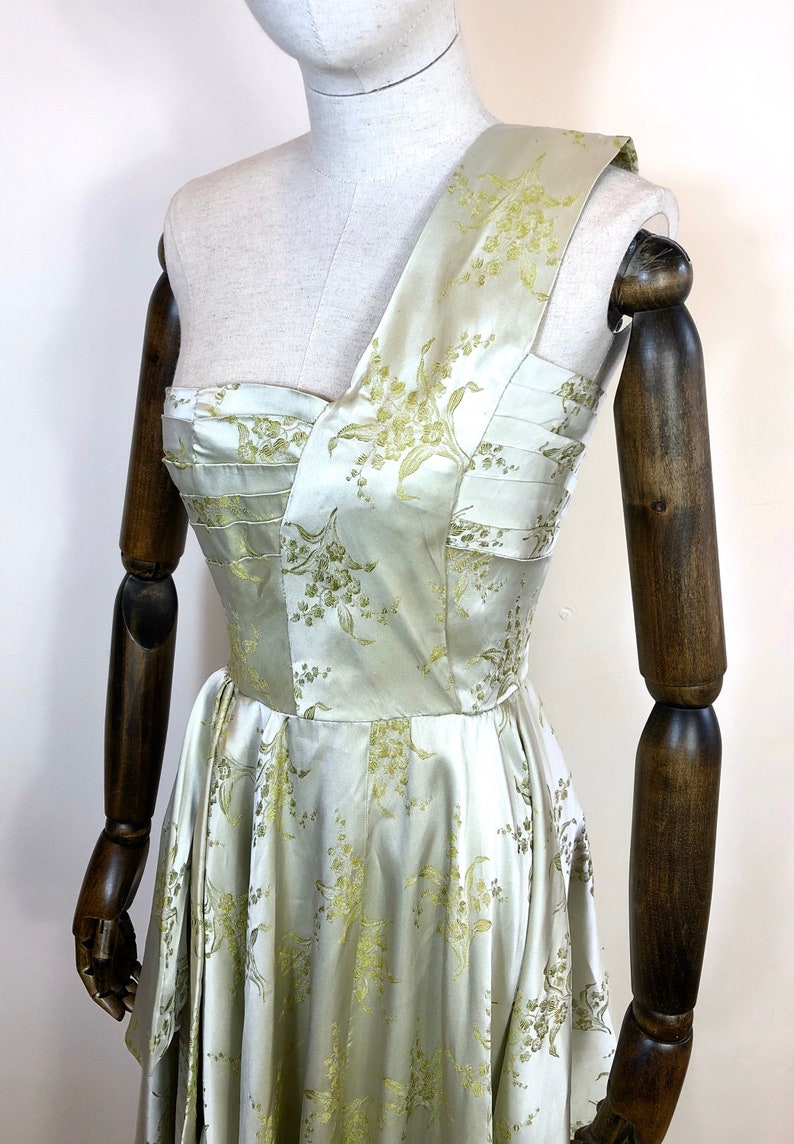 brocade ball gown