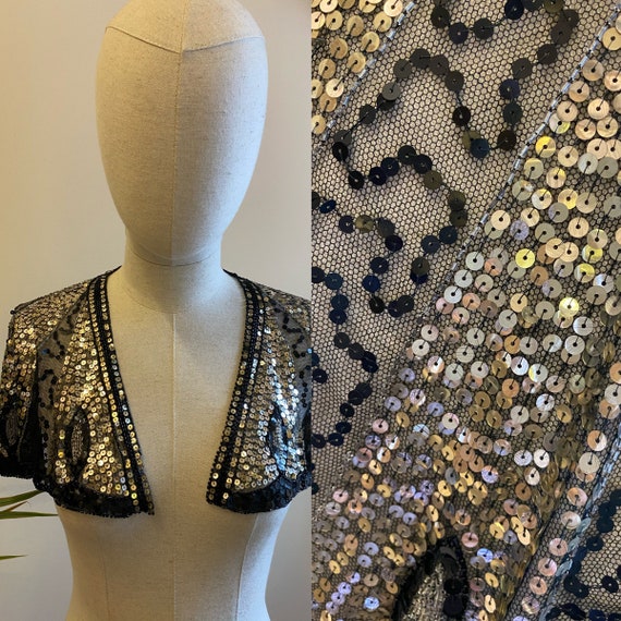 1930’s Sequin and Beaded Capelet